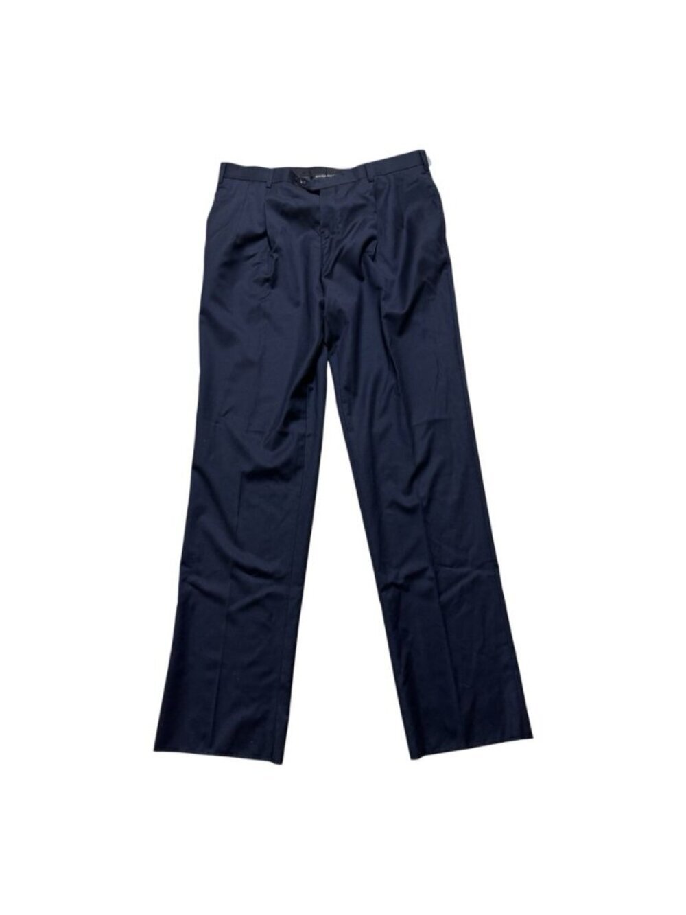Jos A Bank 38R Navy 100% Wool Dress Pants Unfinished Hem NWT